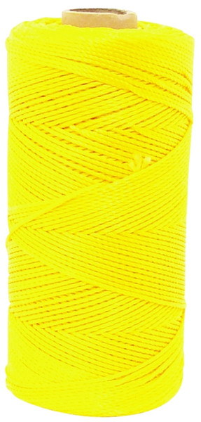 Wellington Puritan Series 11502 Rhino-Kote Twine, #18 Dia, 1050 ft L, Nylon, Yellow [SKU: ORG6820229]