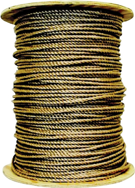 Wellington 14176 Rope, 1/4 in Dia, 1200 ft L, 81 lb Working Load, Polypropylene, Brown [SKU: ORG7972417]