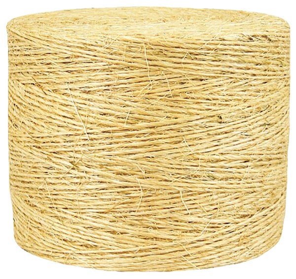 Wellington 43915 Twisted Twine, 2500 ft L, Sisal, Natural [SKU: ORG6383046]