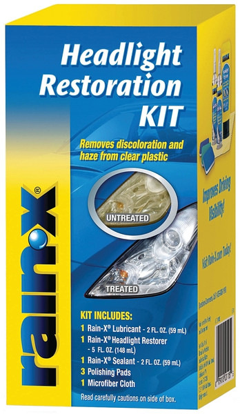 Rain-X 800001809 Headlight Restoration Kit, Liquid, Alcohol [SKU: ORG4818225]