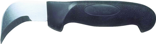HYDE Black & Silver Series 20550 Flooring/Roofing Knife, Chrome Vanadium Steel Blade, Soft Grip Handle, 11-1/2 in OAL [SKU: ORG6798615]