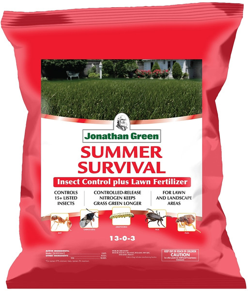 Jonathan Green 12011 Insect Control and Fertilizer, 15 lb Bag, Granular, 13-0-3 N-P-K Ratio [SKU: ORG8788184]