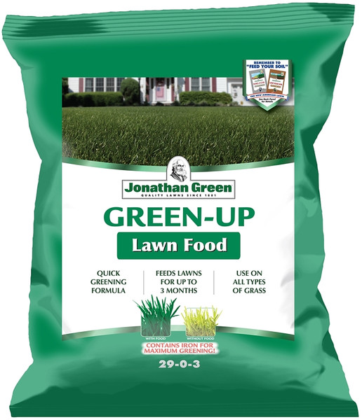 Jonathan Green Green-Up 11988 Lawn Food, 15 lb Bag, Granular, 29-0-3 N-P-K Ratio [SKU: ORG7973761]