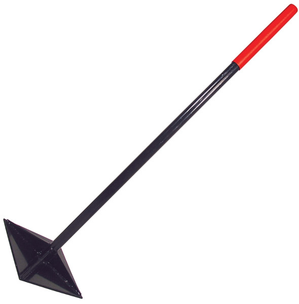 RAZOR-BACK 30005 Dirt Tamper, 10 in L Blade, 10 in W Blade, Steel Blade, Steel Handle, 44.4 in L Handle [SKU: ORG7724008]