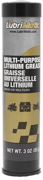 Lubrimatic 11312 Multi-Purpose Lithium Grease, 3 oz Cartridge, Black [SKU: ORG7388879]