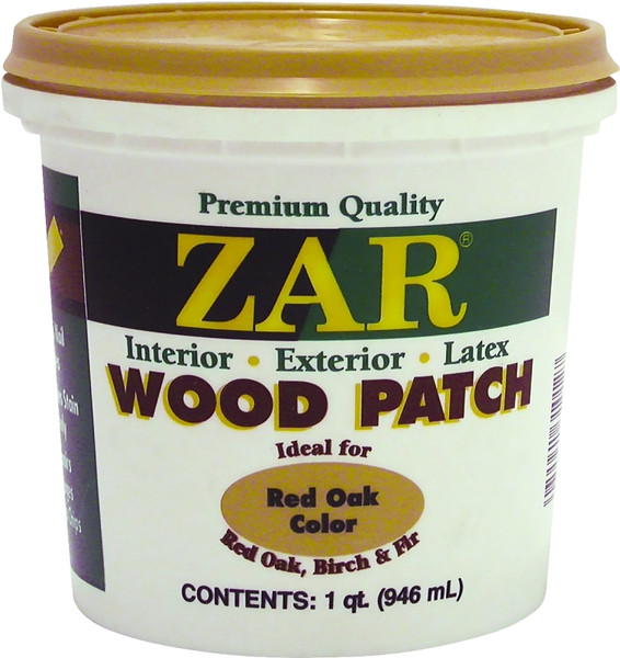 ZAR 31012 Wood Patch, Paste, Amine, Red Oak, 1 qt Pail [SKU: ORG8555922]
