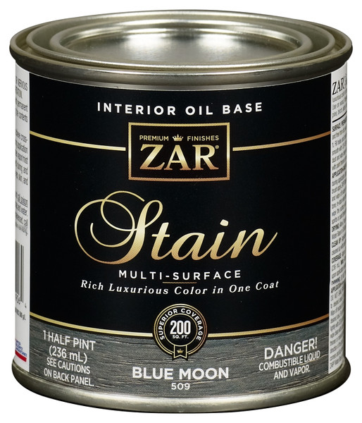 ZAR 50906 Interior Stain, Blue Moon, Liquid, 0.5 pt [SKU: ORG8870461]