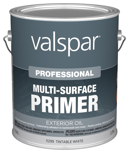 Valspar Professional 11299 Series 045.0011299.007 Multi-Surface Primer, Tintable White, 1 gal [SKU: ORG9361098]