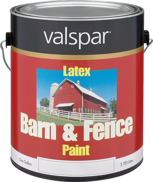 Valspar 018.3121-10.007 Barn and Fence Paint, Red, 1 gal [SKU: ORG6405880]