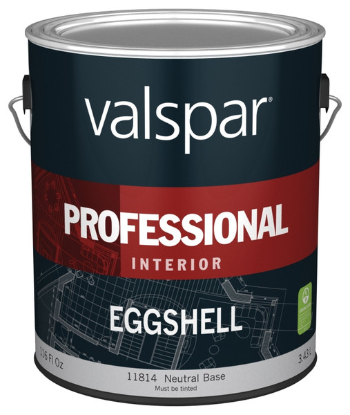 Valspar 11800 Series 045.0011814.007 Interior Paint, Eggshell, Neutral, 1 gal, Can, Latex Base [SKU: ORG0785063]