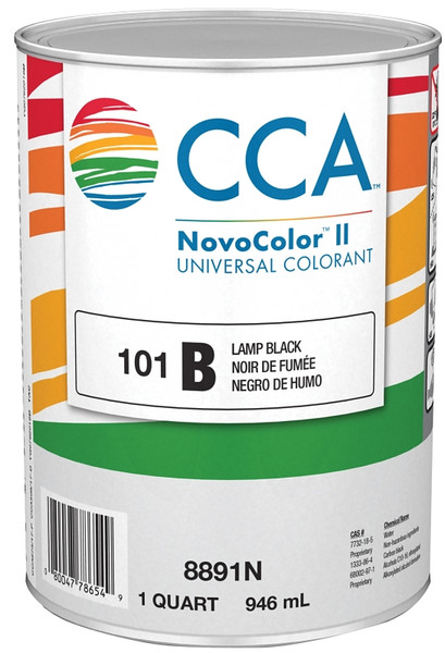 CCA NovoColor II Series 076.008891N.005 Universal Colorant, Carbon Black, Liquid, 1 qt [SKU: ORG8306771]