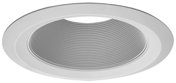 HALO ETN-6109WB Baffle Trim, 6 in Dia Recessed Can, Plastic Body, White [SKU: ORG0092825]