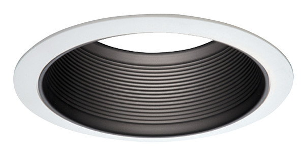 Eaton Lighting RE-6100BB Baffle Trim, Aluminum Body, Black/White [SKU: ORG0092734]