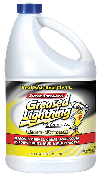 Greased Lightning 51100GRL Cleaner and Degreaser, 128 oz, Liquid, Pleasant [SKU: ORG6500854]