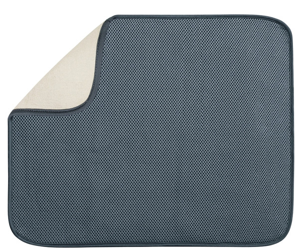 INTERDESIGN 40132 Drying Mat, 18 in L, 16 in W, Microfiber Terry/Polyester [SKU: ORG7004013]