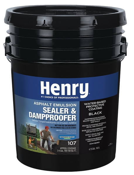 Henry HE107074 Emulsion Sealer, Black, 18 L Pail, Liquid [SKU: ORG7872260]