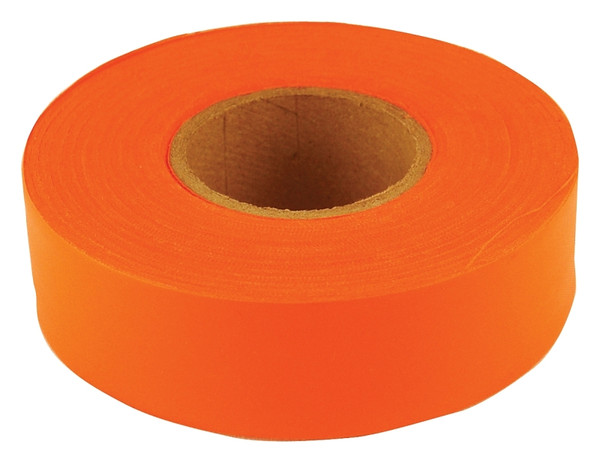 CH Hanson 17022 Flagging Tape, 300 ft L, 1-3/16 in W, Orange, Polyethylene [SKU: ORG5499512]