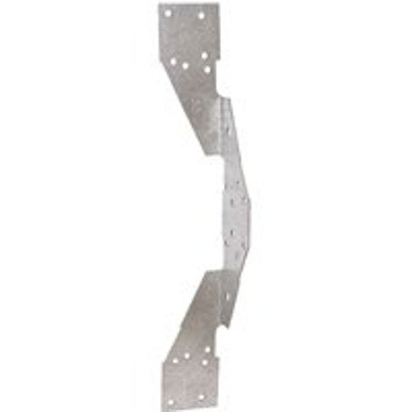 MiTek RT10 Double Hurricane Tie, 1-9/16 in W, 10-3/4 in H, Steel, G30 Galvanized [SKU: ORG6605612]