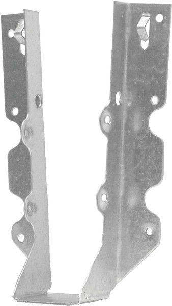 MiTek JUS28 Slant Joist Hanger, 6-5/8 in H, 1-3/4 in D, 1-9/16 in W, 2 in x 8 to 10 in, Steel, G90 Galvanized [SKU: ORG6954960]