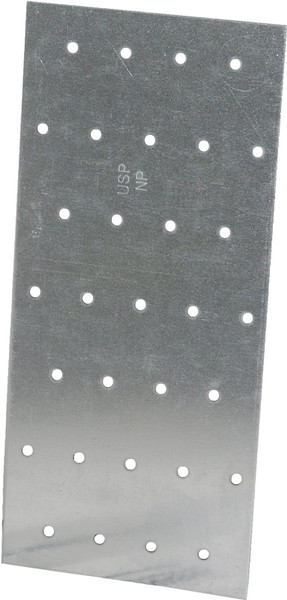 MiTek NP39 Truss Mending Plate, 9 in L, 3-1/8 in W, Steel, Galvanized, Nail Mounting [SKU: ORG6955702]
