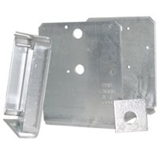 MiTek PAU66-TZ Post Anchor, 6 x 6 in Post/Joist, Steel, Zinc [SKU: ORG9504119]