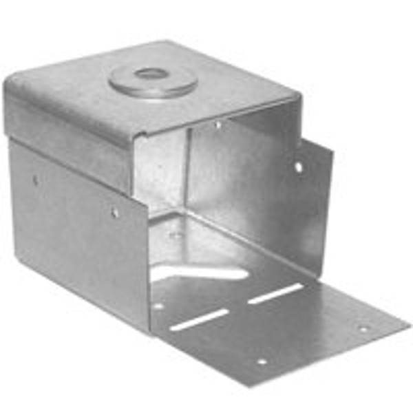 MiTek PA66-TZDP Post Anchor, 6 x 6 in Post/Joist, Steel, Zinc [SKU: ORG7753890]