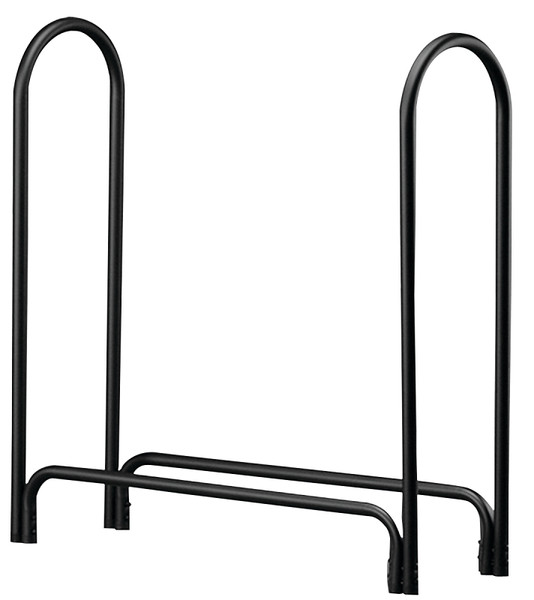 SHELTER SLRM Medium Log Rack, 13 in W, 45 in D, 45 in H, Steel Base, Powder-Coated, Black [SKU: ORG4030524]