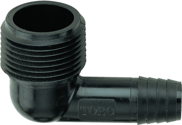 TORO 53305 Elbow, 3/8 x 3/4 in Connection, Barb x MNPT, Plastic [SKU: ORG6953343]