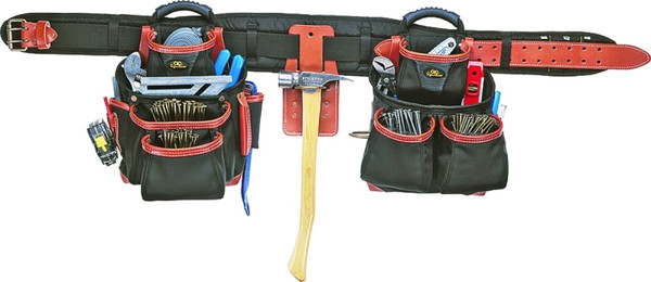 CLC Tool Works Signature Series 51452 Tool Belt, 29 to 46 in Waist, Ballistic Nylon, Black, 25-Pocket [SKU: ORG1924208]