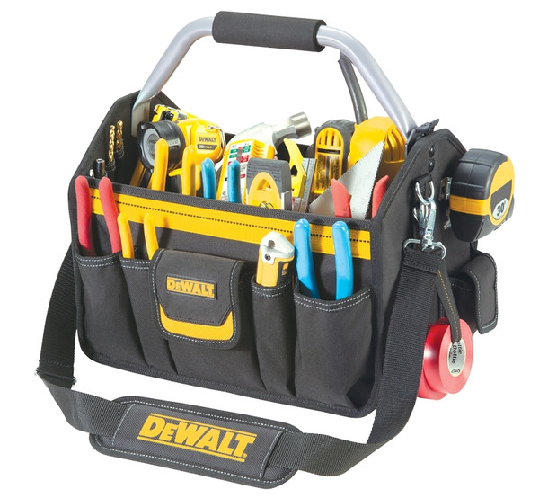 CLC DG5587 Tool Carrier, 14 in W, 8-1/2 in D, 14 in H, 23-Pocket, Ballistic Poly Fabric, Black/Yellow [SKU: ORG9722166]