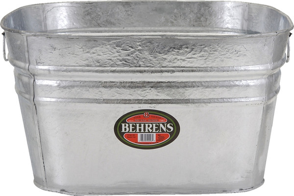 Behrens 62 Wash Tub, 15.5 gal Capacity, Steel [SKU: ORG6231252]