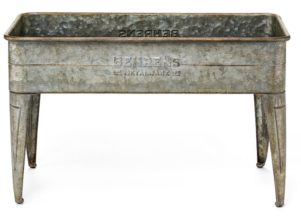 Behrens M19GP2 Garden Planter, 10 in W, 20 in D, Steel, Rustic [SKU: ORG7383516]