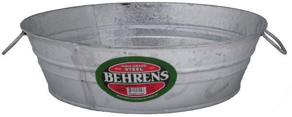 Behrens 105LFT Low Flat Tub, 3 gal Capacity, Steel [SKU: ORG7209737]