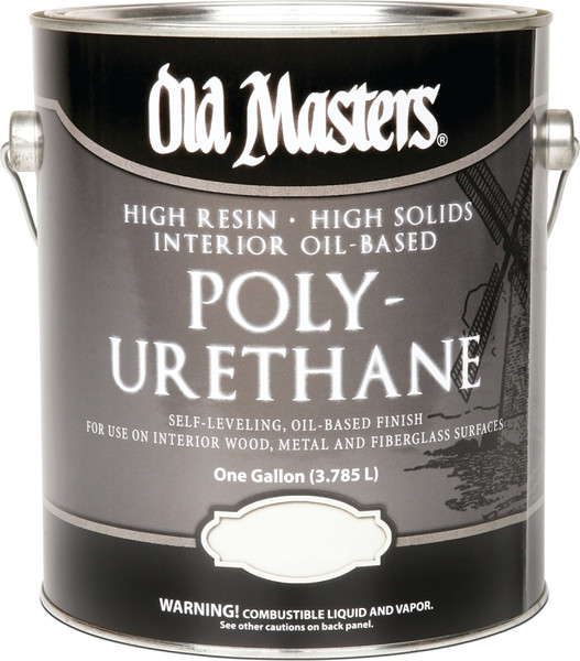 Old Masters 48101 Polyurethane, Gloss, Liquid, Clear, 1 gal, Can [SKU: ORG0076158]