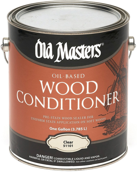 Old Masters 51101 Wood Conditioner, Clear, Liquid, 1 gal [SKU: ORG1114982]