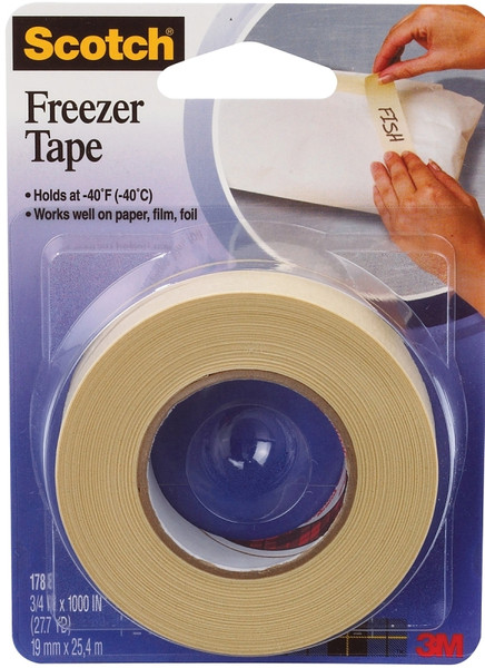 Scotch 178 Freezer Tape, Tan/Transparent [SKU: ORG4375598]