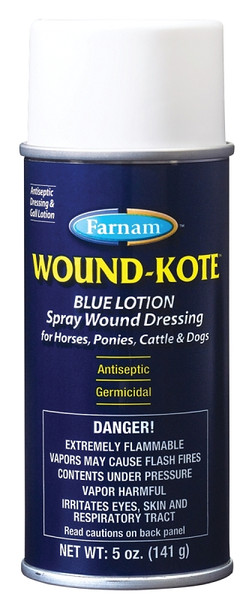 Farnam Wound-Kote 30401 Wound Lotion, Lotion, Blue, 5 oz [SKU: ORG4894648]
