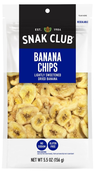 SNAK CLUB CSU29419 Banana Chips, 5.5 oz [SKU: ORG2121218]