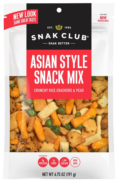 Snak Club CSU29466 Oriental Snack Mix, Soy Flavor, 7 oz [SKU: ORG7212335]