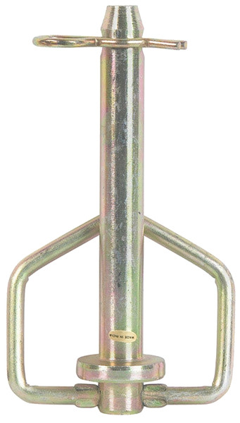 SpeeCo S071021C0 Hitch Pin, 5/8 in Dia Pin, 5-3/4 in L, 4-1/4 in L Usable, 2 Grade, Steel, Yellow Zinc Dichromate [SKU: ORG6214035]