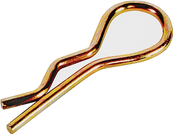 SpeeCo S07092700 Pin Clip, 3-3/4 in L, Steel, Yellow Zinc Dichromate [SKU: ORG8214207]