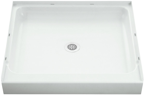 Sterling Ensemble 72101100-0 Shower Base, 34 in L, 36 in W, 5-1/2 in H, Vikrell, White, Alcove Installation [SKU: ORG8889214]