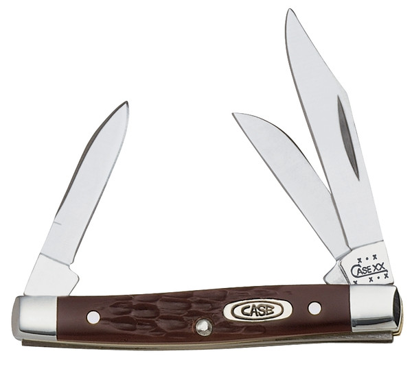 CASE 00081 Folding Pocket Knife, 2 in Clip, 1-1/2 in Sheep Foot, 1.49 in Pen L Blade, Stainless Steel Blade, 3-Blade [SKU: ORG6357511]