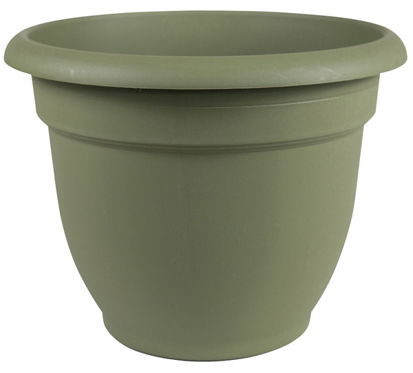 Bloem 20-56406 Self-Watering Planter, 6 in Dia, 6-1/2 in W, Round, Plastic, Living Green [SKU: ORG4692844]