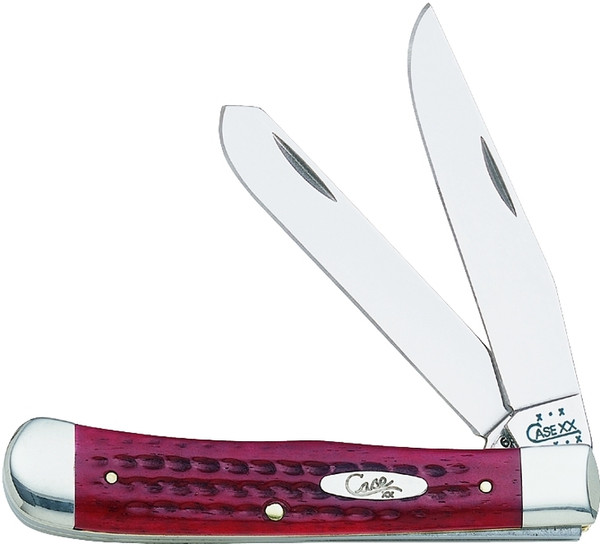 CASE 783 Folding Pocket Knife, 3-1/4 in Clip, 3.27 in Spey L Blade, Stainless Steel Blade, 2-Blade, Red Handle [SKU: ORG6986335]