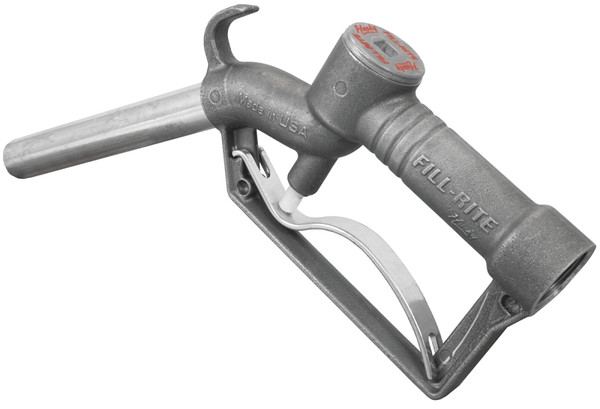 Fill-Rite FRHMN100S Manual Nozzle with Hook, 1 in, FNPT, Aluminum, Silver [SKU: ORG3177896]
