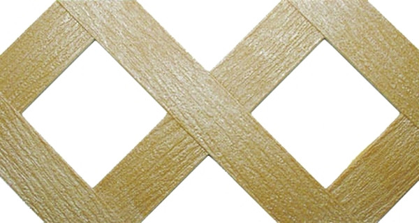 UFP 275432 Lattice Panel, 4 ft W, 8 ft H, PVC, Cedar [SKU: ORG2951341]