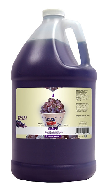 Gold Medal 1224 Syrup, Grape Flavor, 1 gal Jug [SKU: ORG7818826]