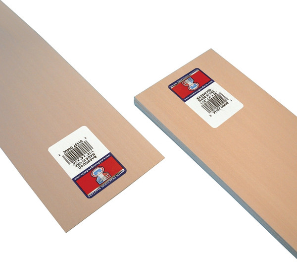 MIDWEST PRODUCTS 4402 Basswood Sheet, 24 in L, 4 in W, Basswood [SKU: ORG4635579]