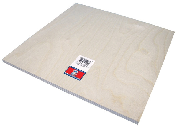 MIDWEST PRODUCTS 5325 Craft Plywood, 12 in L, 12 in W [SKU: ORG8277451]